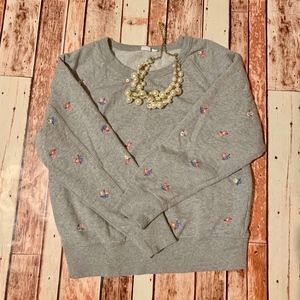 Sweat shirt, Floral, Gap